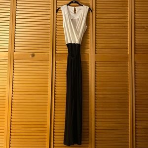 Black and white jumpsuit